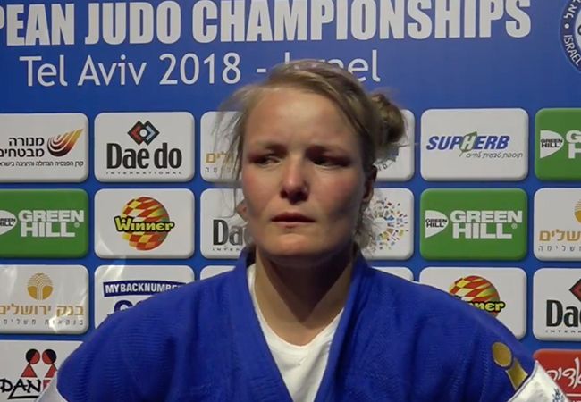 Sanne van Dijke pakt bronze medaille op de Judo World Masters