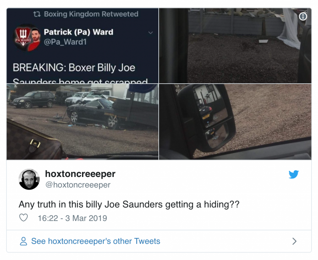 Vermeende bomaanslag op Billy Joe Saunders: 'totale waanzin'