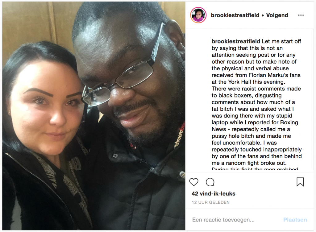 Extreem geweld: boksfan redt reporter tijdens racistische aanval