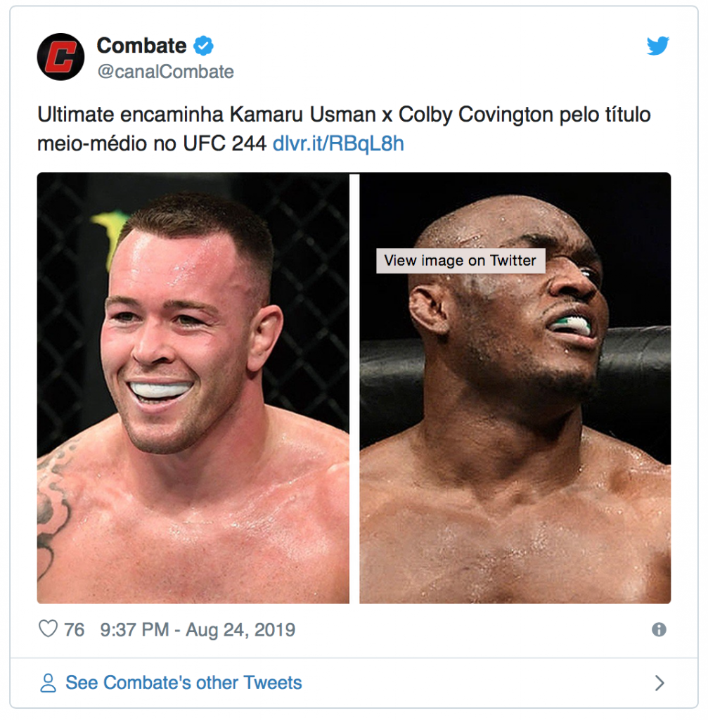 UFC Nieuws: Colby Covington vs. Kamaru Usman in november