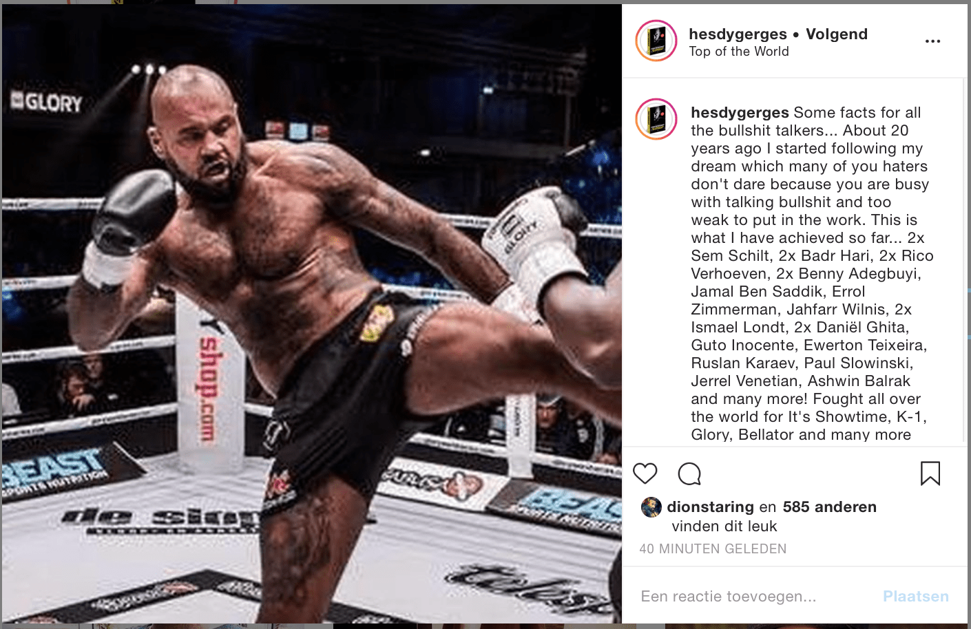 Hesdy Gerges: 'Ik ben nog lang niet klaar met vechten'