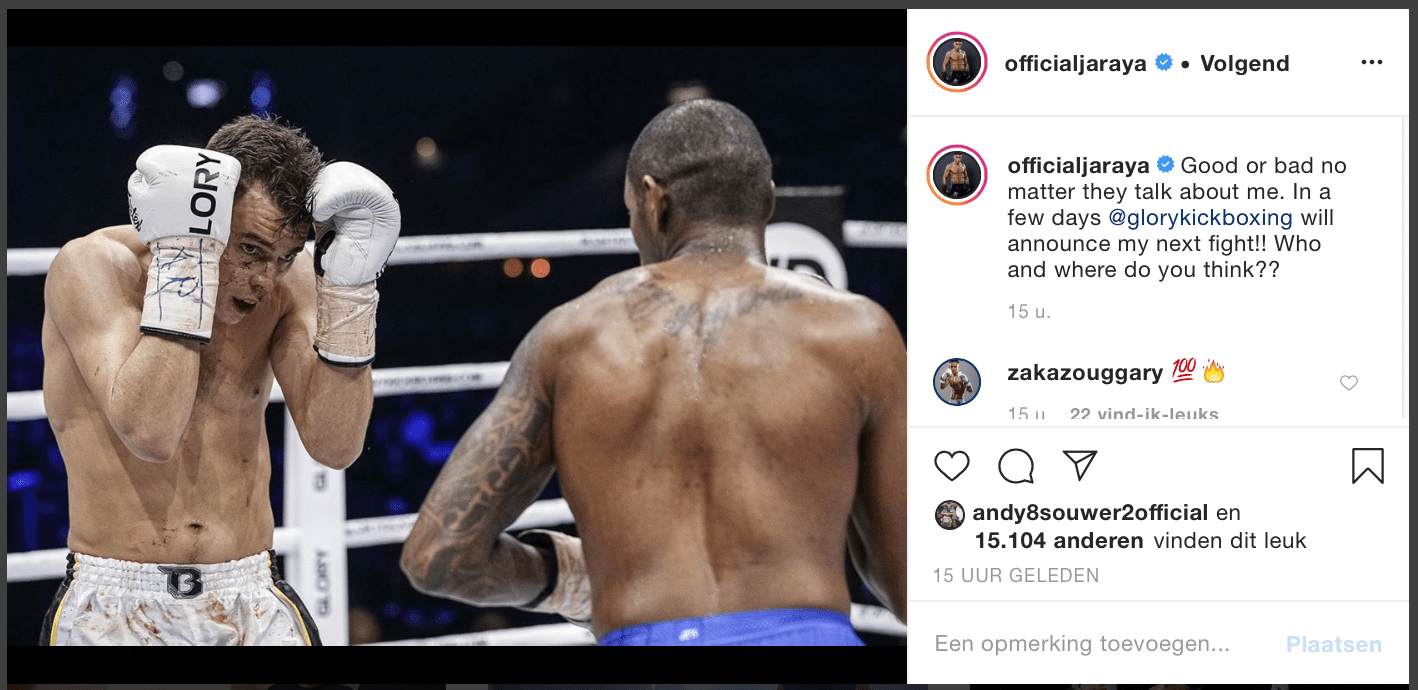 GLORY 76 ANTWERPEN: Toevoegingen aan fight card verwacht