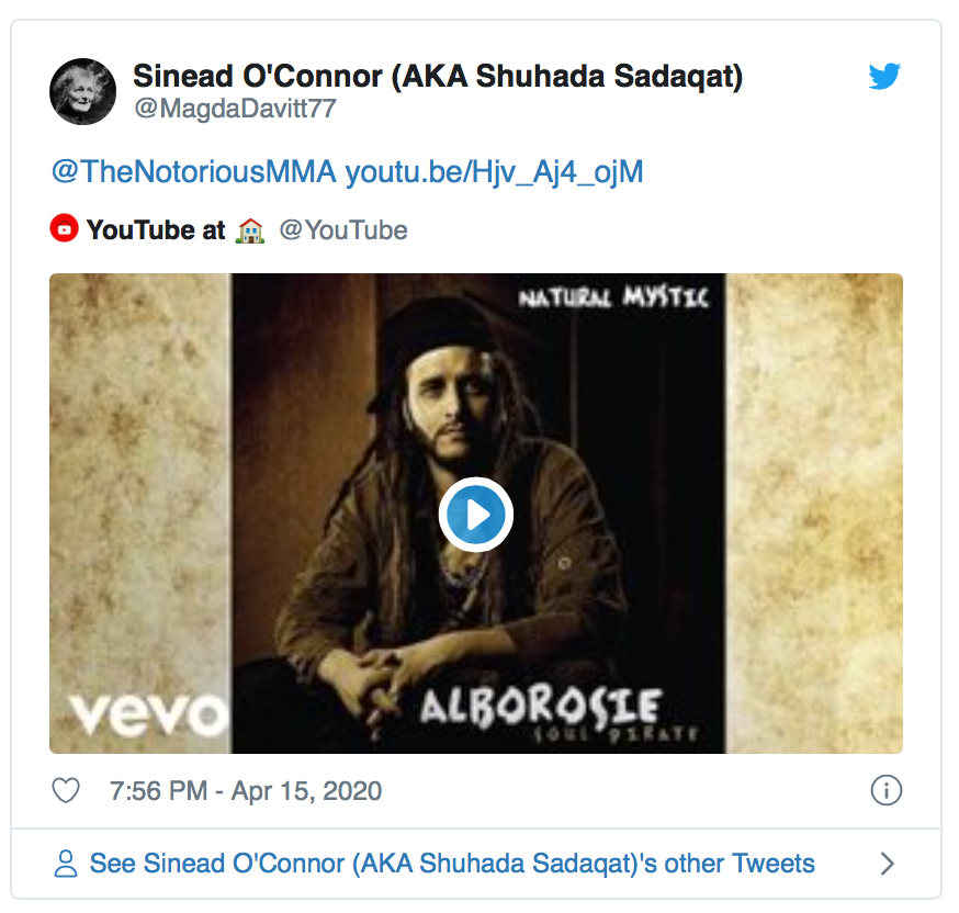 RUZIE: UFC-ster Conor McGregor snoert lastige Sinead O'Connor de mond