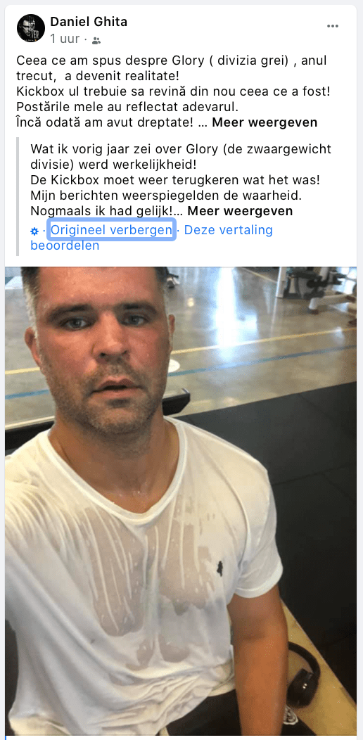 KICKBOKSER DANIEL GHITA: 'Pierre Andurand zal GLORY redden'