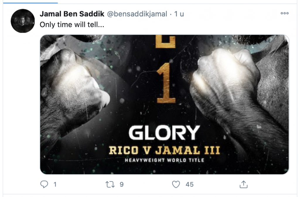 Jamal Ben Saddik reageert op 3e gevecht met Rico Verhoeven