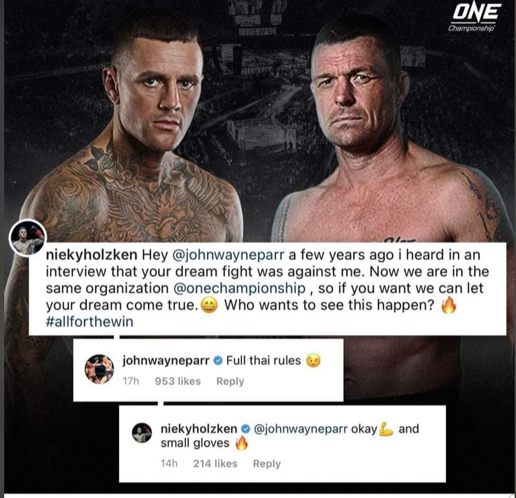 Nieky Holzken gaat gevecht met beruchte tegenstander niet uit de weg