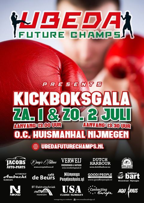 Ubeda Future Champs uniek kickboksgala in Nijmegen
