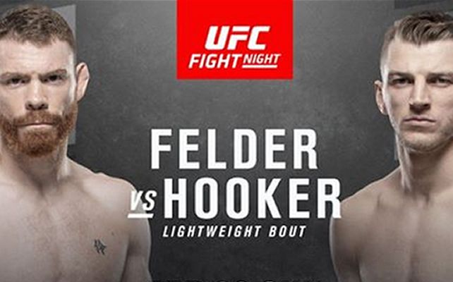 UITSLAGEN UFC ON ESPN+ 26 AUCKLAND: Felder vs. Hooker