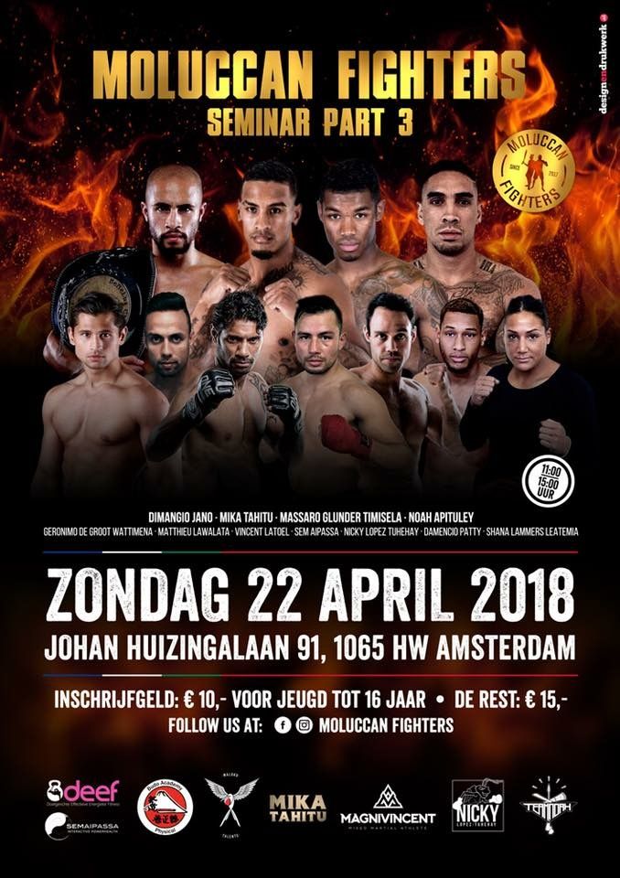 Het Moluccan Fighters seminar, voor iedereen toegankelijk!