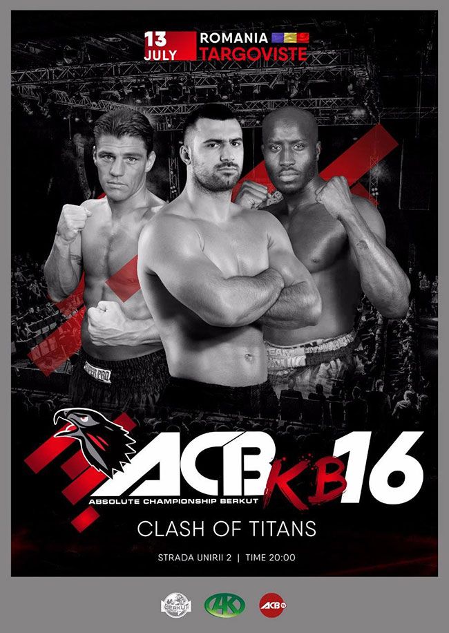 Albert Kraus in actie tijdens ACB KB16 Clash of Titans