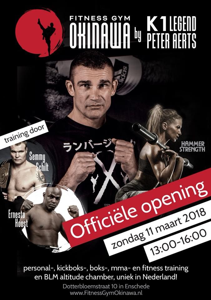 Peter Aerts opent nieuwe sportschool Fitness Gym Okinawa