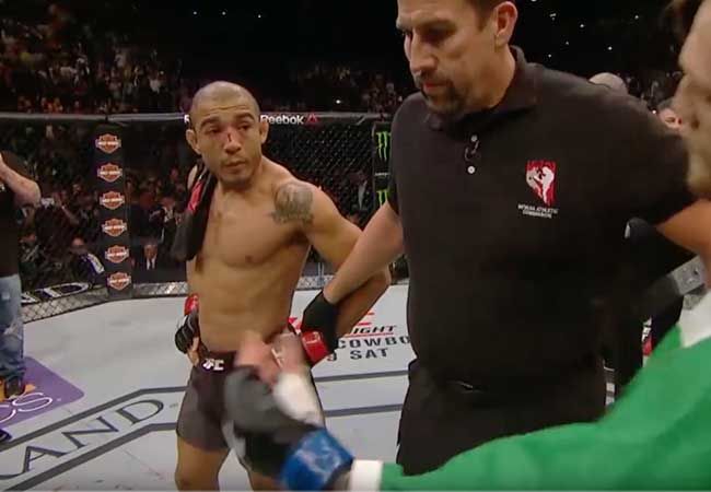 Gevaar geweken: Jose Aldo ontslagen uit het ziekenhuis