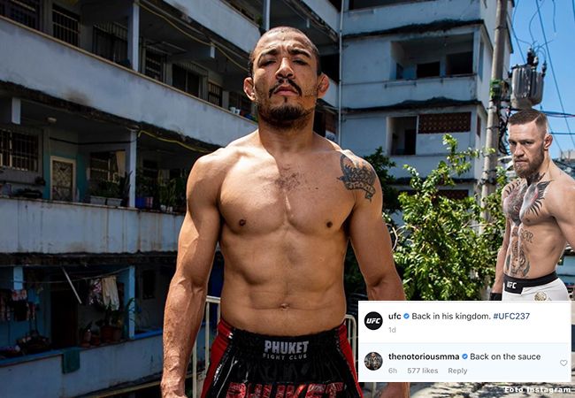 Conor McGregor betrapt op 'haat bericht' over Jose Aldo