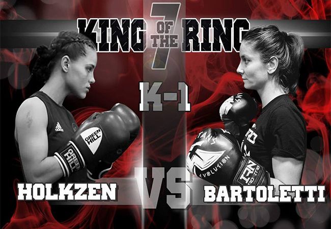 Alicia Holzken voor de wereld titel de ring in tegen Stella Bartoletti op King of the Ring 7