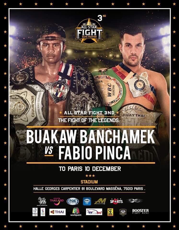 BUAKAW VERSUS FABIO PINCA OP ALLE STAR FIGHT 3 PARIJS