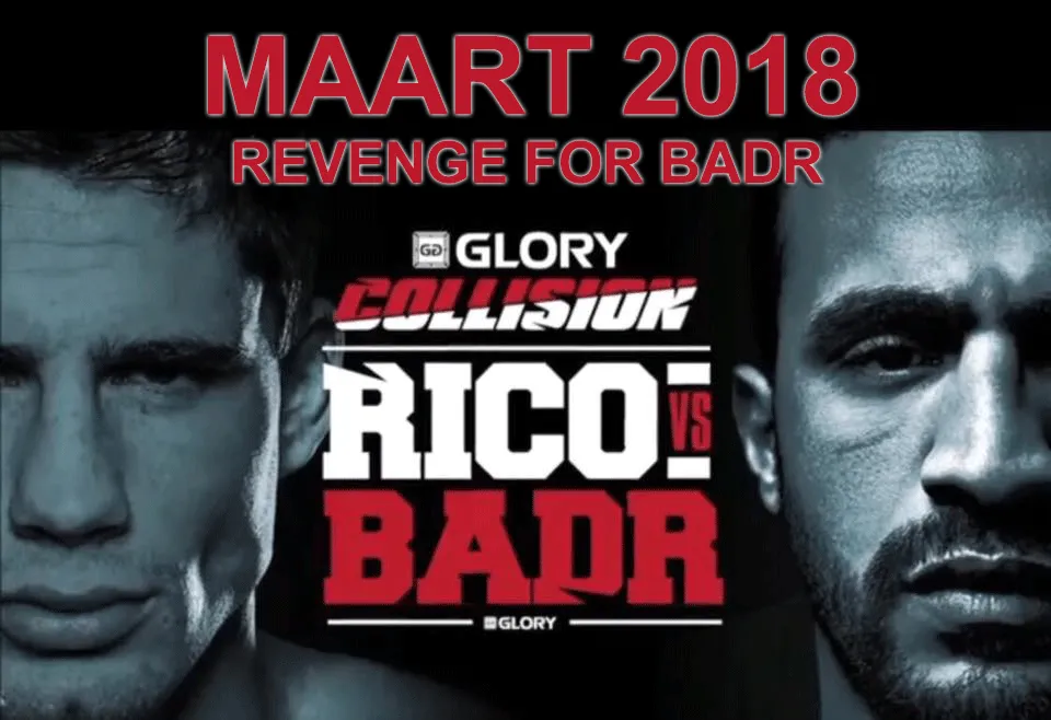 Badr Hari neemt wraak op Rico Verhoeven in maart 2018