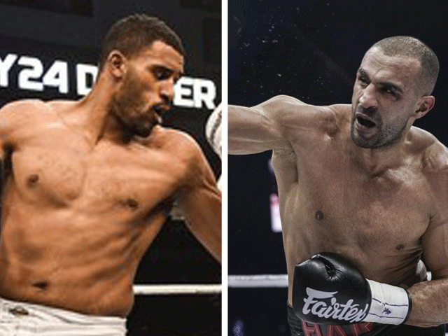 Kickbokslegende Badr Hari lacht om tegenstander Benny Adegbuyi