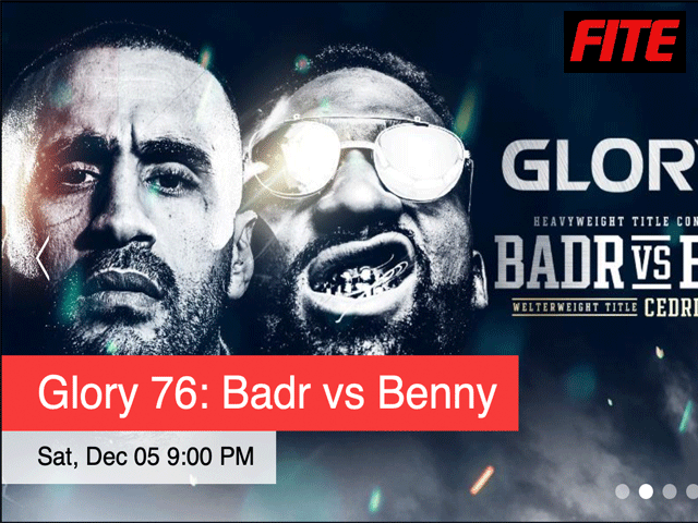 GLORY 76: Badr vs Benny heeft nieuwe datum in december