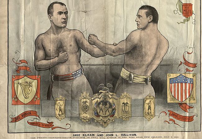 Historie: 'De laatste officiële Bare Knuckle bokswedstrijd'