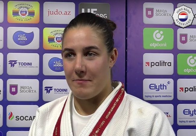 Judoka’s Guusje Steenhuis en Marhinde Verkerk pakken eremetaal in Bakoe