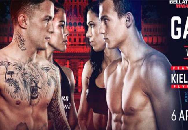 Nederlandse topvechters in actie tijdens Bellator 196 in Boedapest