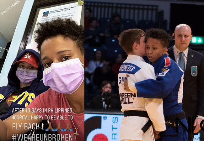 Bizar: Judoka's doodziek na eten in restaurant