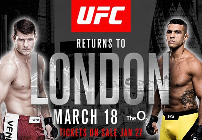 Michael Bisping vs. Vitor Belfort in de maak voor UFC London