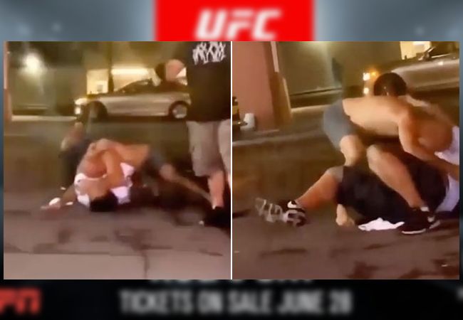 UFC-kampioen BJ Penn ramt uitsmijter in elkaar (video)