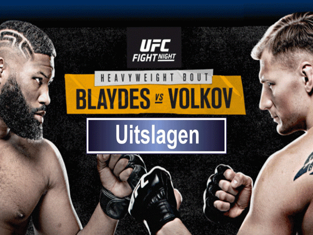 UFC ON ESPN 11 UITSLAGEN: Curtis Blaydes vs. Alexander Volkov