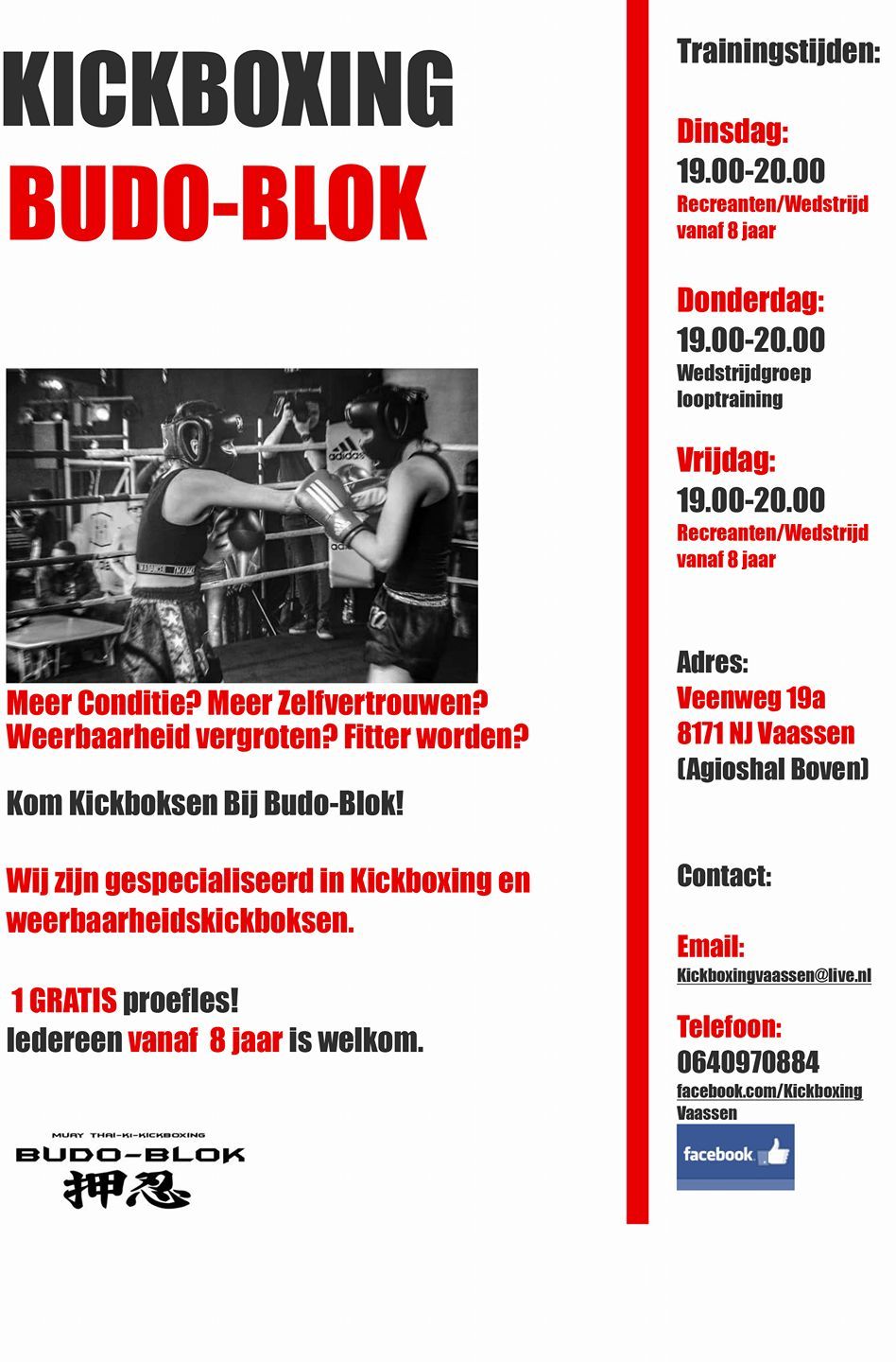 Budo-Blok Kickboxing Vaassen verhuist