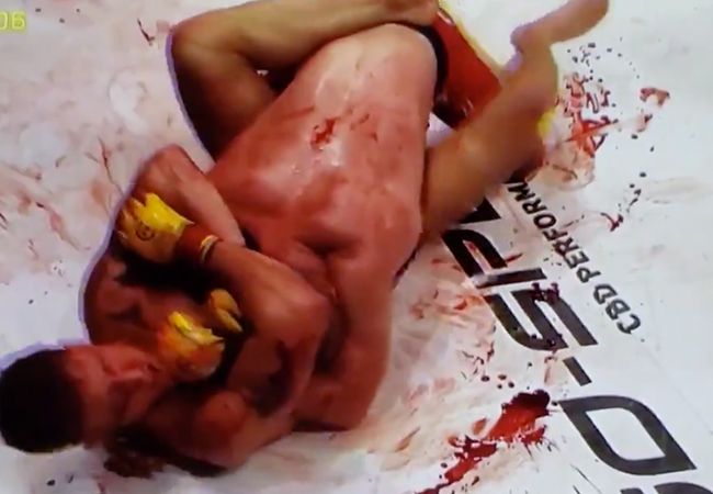 Video: Bloederig Cage Warriors MMA-gevecht gestaakt