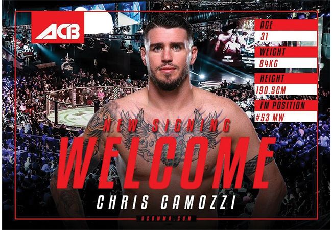 Chris Camozzi tekent bij Absolute Championship Berkut (ACB)