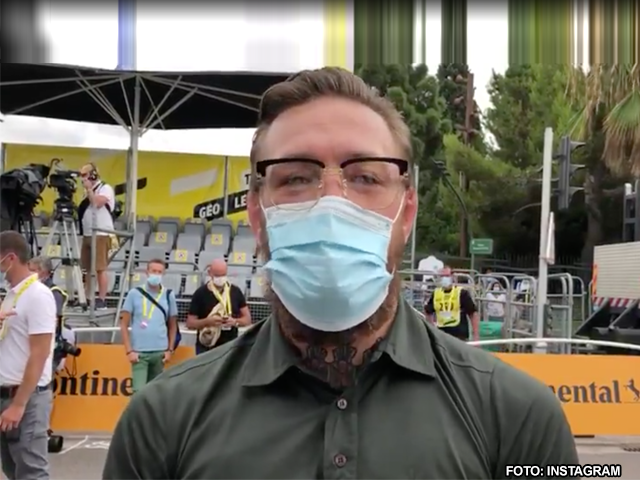? UFC-ster Conor McGregor duikt op bij start Tour de France