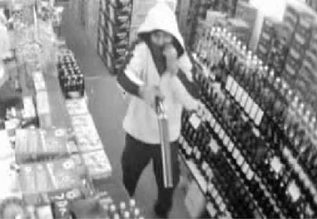 CCTV beelden van de overval