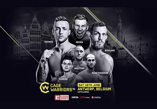 Cage Warriors vult haar CW94 vechtkaart met een aantal Nederlandse vechters!