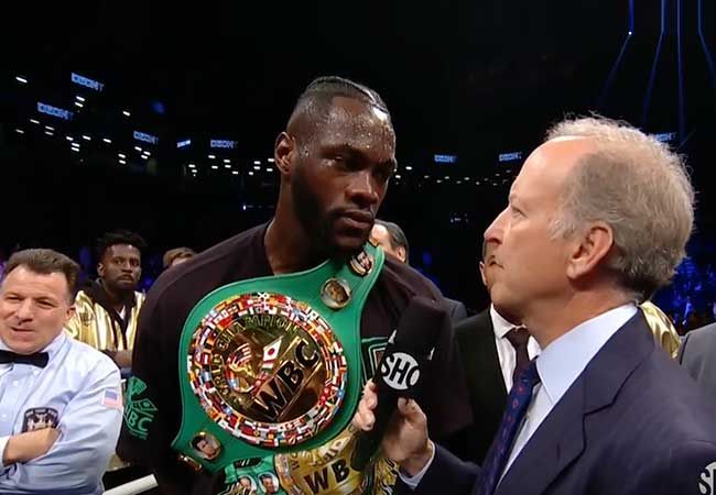 Boksen: Deontay Wilder klaar om 'tegen iedereen te vechten'