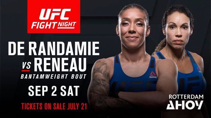Germaine de Randamie versus Marion Reneau op UFC Rotterdam