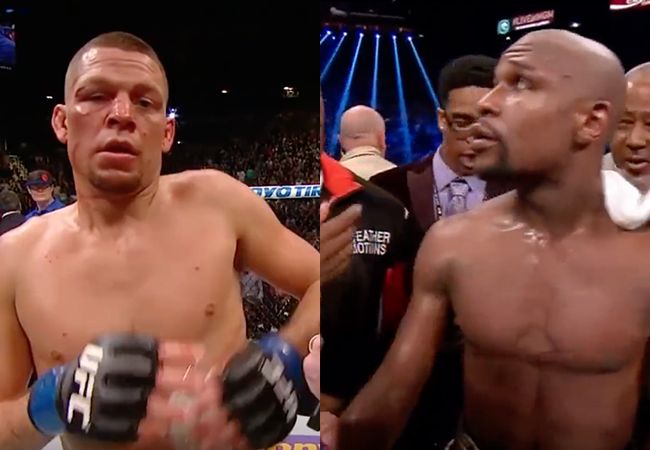 UFC biedt Floyd Mayweather $ 250 miljoen om met MMA 'badboy' Nate Diaz te vechten