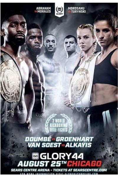 Murthel Groenhart titel gevecht tegen Cedric Doumbe Glory 44
