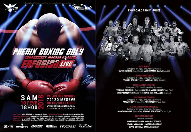 Enfusion opent haar kickboks seizoen in Frankrijk