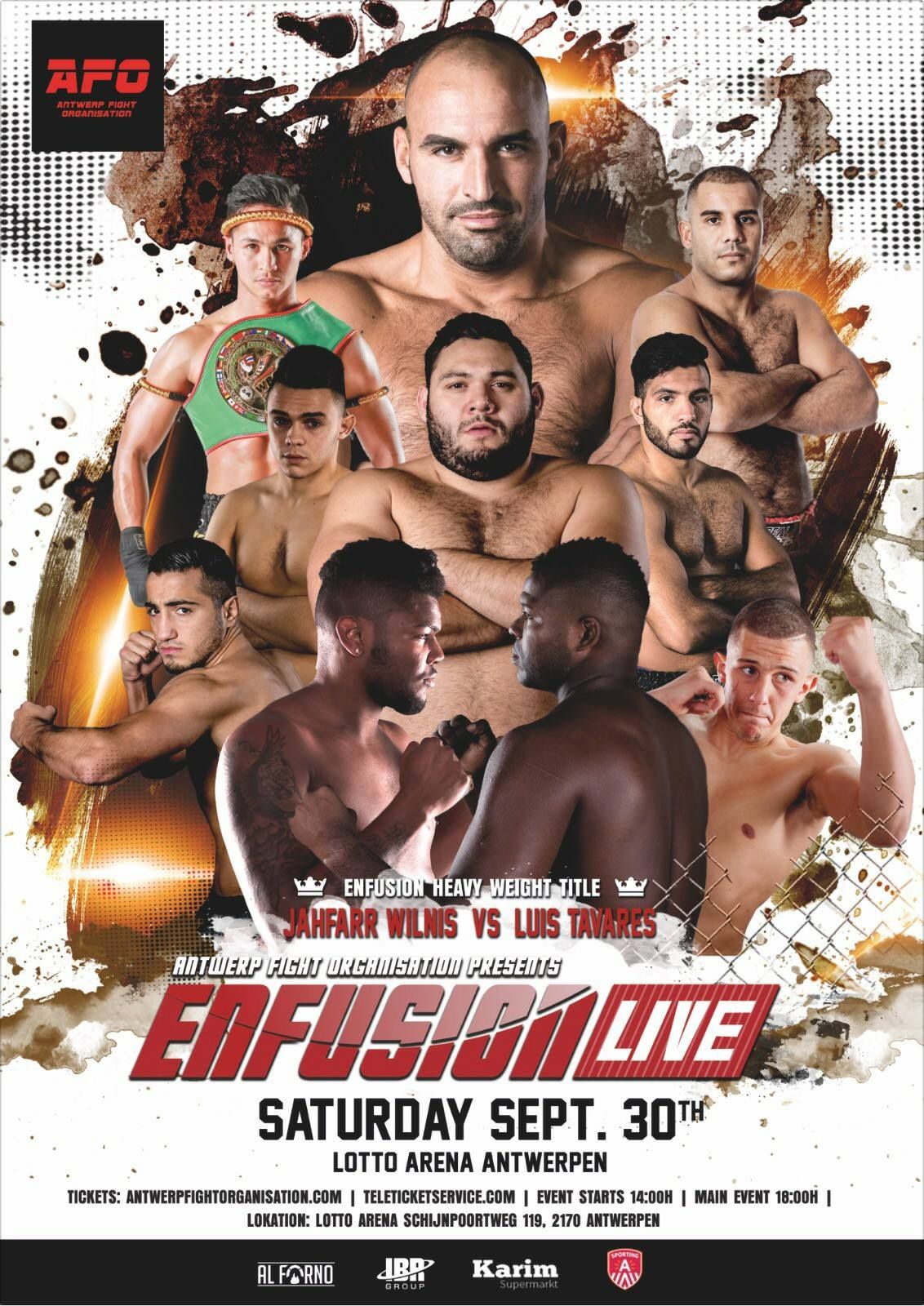Mohammed Jaraya vecht toch op Enfusion Live 30 september in Antwerpen