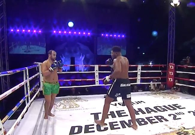 Luis Tavares te sterk voor Mrad Akram op Fightsense Enfusion Live