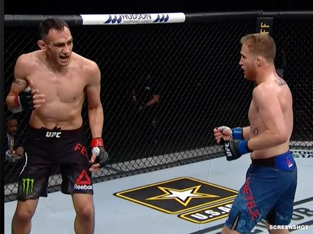 SLOOPPARTIJ BRUCE LEE STIJL: Justin Gaethje verslaat Tony Ferguson