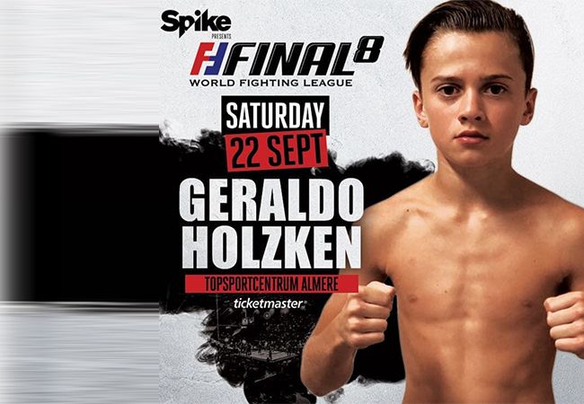 Geraldo Holzken de zoon van Nieky Holzken maakt debuut bij WFL