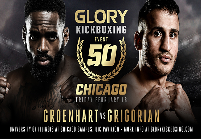 Rematch Murthel Groenhart en Harut Grigorian op Glory 50 Chicago