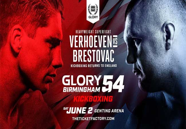 Rico Verhoeven de ring in tijdens GLORY 54 Engeland!