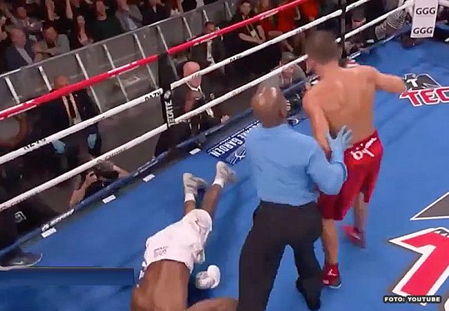 Knock-out video: Gennady Golovkin verpletterd Steve Rolls