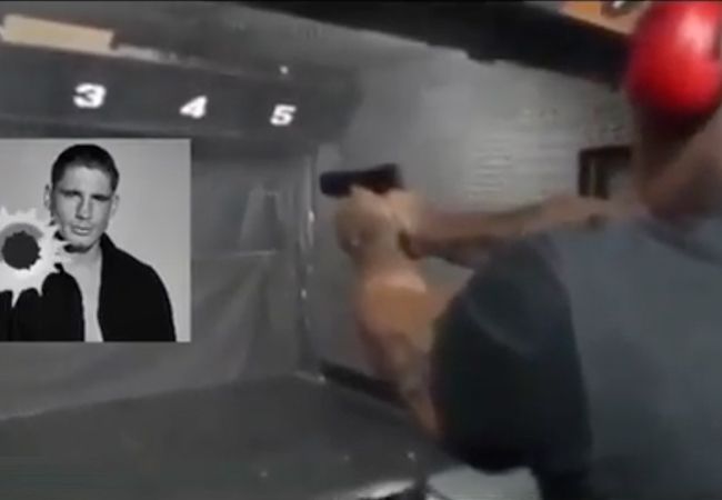 Guto Inocente schiet op kickboks kampioen Rico Verhoeven