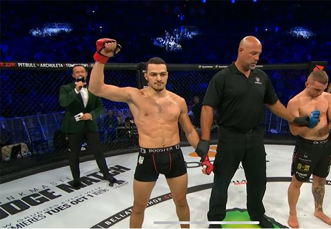 Ilias Bulaid scoort knock-out overwinning in Bellator debuut