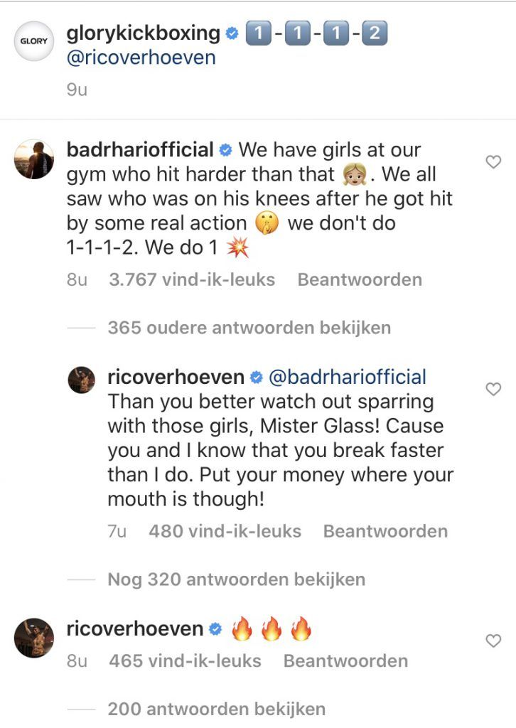 RICO VERHOEVEN DAAGT BADR HARI UIT: 'Bewijs het maar'